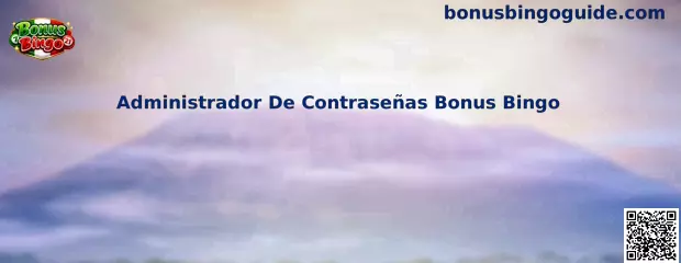 Administrador De Contraseñas Bonus Bingo