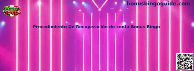 Guía del procedimiento de recuperación de cuenta Bonus Bingo